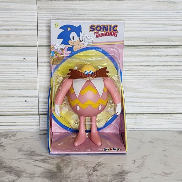 Sonic The Hedgehog 2.5" Easter Figures Sonic Tails Knuckles Rose Pocky Dr Eggman - Picture 10 of 13
